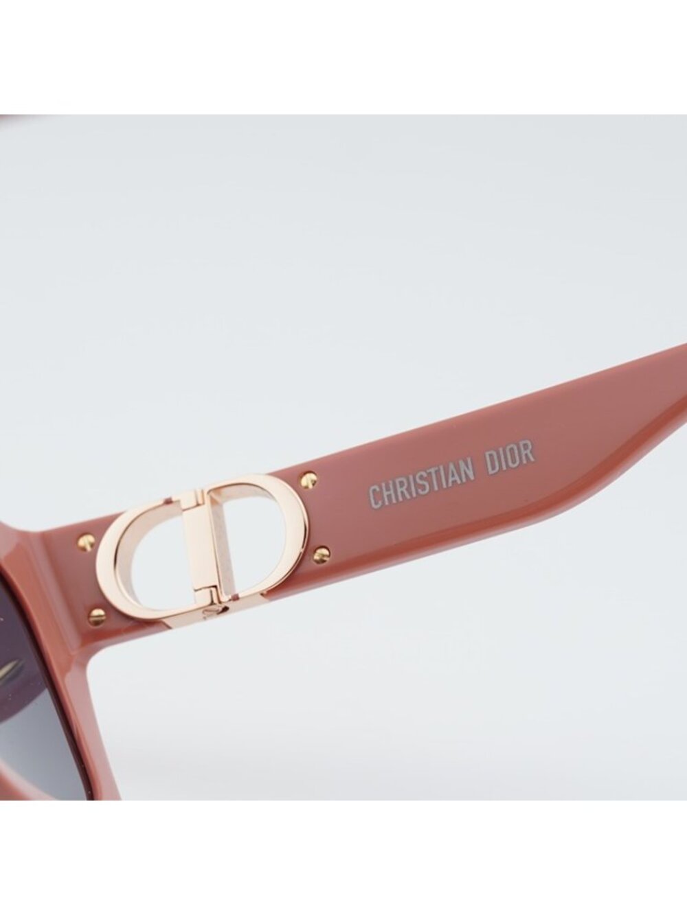 Dior 30MONTAIGNE S8U 40A1 Sunglasses Pink Square Frame, Smoke Lenses - Picture 7 of 11